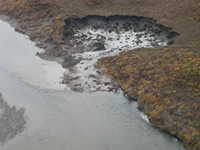 The permafrost melts, erosion happens, and Kivalina's way of life is threatened